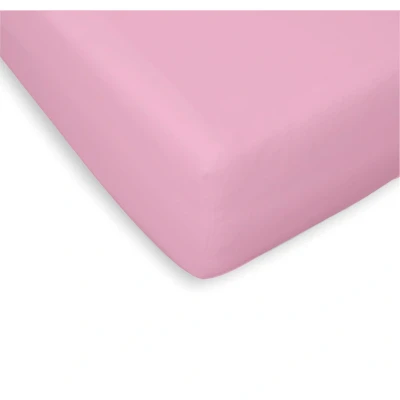 Afbeelding van Briljant Jersey Licht Roze 40 x 80/90 cm Wieg Hoeslaken
