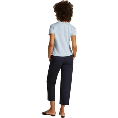 Afbeelding van Tommy Hilfiger SLUB Tshirt basic, Dames, Maat: 3XL, Breezy blue