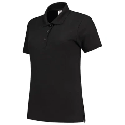 Afbeelding van Tricorp Dames Poloshirt slim fit 201006 Zwart mt.L