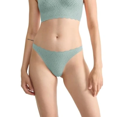 Afbeelding van Sloggi ZERO Feel Bliss String Brief Lichtgroen Small Dames