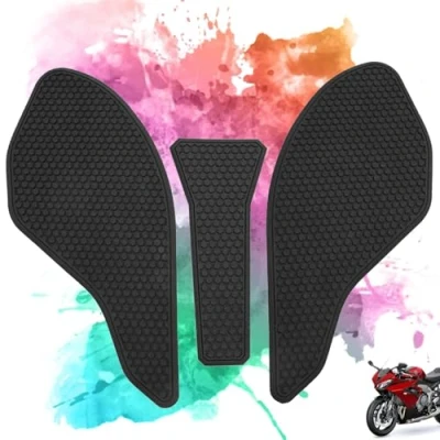 Afbeelding van DFFMQSJ motorfiets brandstoftankpad compatibel met Triumph DAYTONA 675/R STREET TRIPLE 765 R/RS, antislip kant gas olietank beschermers tank bescherming stickers knie grip tractie pads