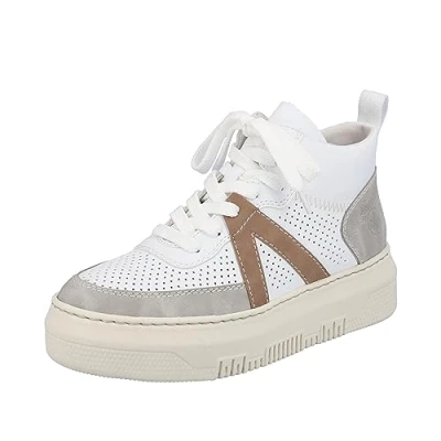 Afbeelding van Rieker M1935 Sneakers voor dames, wit, 38 EU