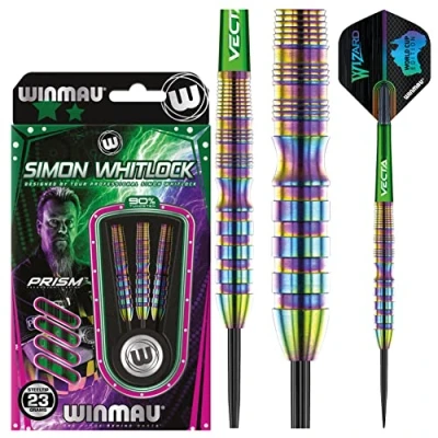 Afbeelding van WINMAU Simon Whitlock Urban World Cup Edition: Steeltip Tungsten Dartpijlen Professioneel 23g