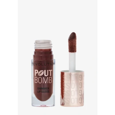 Afbeelding van Makeup Revolution POUT BOMB Shimmer Gloss Lipgloss, Maat: 4.5 ml, Chocolate sparkle