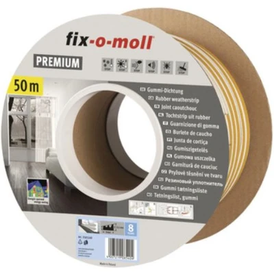Afbeelding van Fix o moll Tochtband W profiel 50 m x 9 mm 1.5 2.7 wit