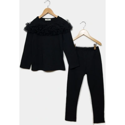 Afbeelding van Fancy kleding set voor meisjes zwart 14 jaar