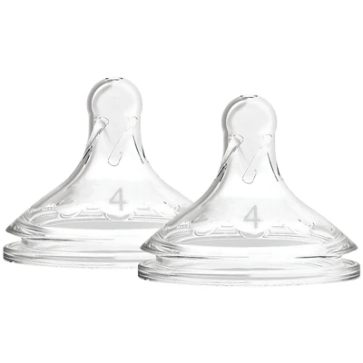 Afbeelding van Dr Brown&#039;s Options+ Anti colic Fase 4 Brede Hals Speen 2 Stuks WN4201 BEX +