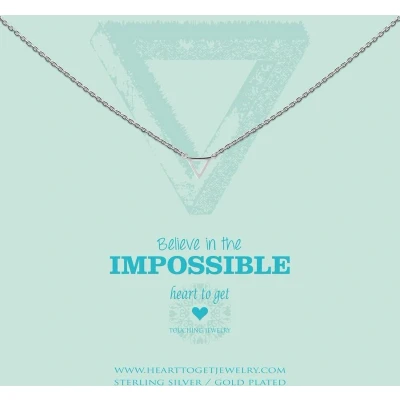 Afbeelding van Heart to Get S Triangle Silver Ketting N248STR15S