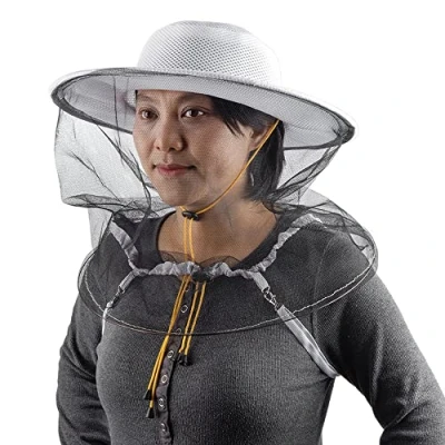 Afbeelding van imker bijen bijenteelt sluier hoed netto vest mug bug netting hoeden gezicht schild vissen cap