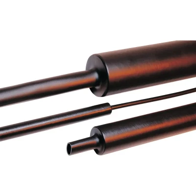 Afbeelding van HellermannTyton 323 50750 Krimpkous met lijm Zwart 75 mm 22 Krimpverhouding:4:1 1 m