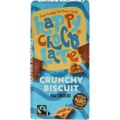 Afbeelding van Happy Chocolate Crunchy Biscuit 100GR