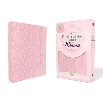 Afbeelding van NKJV, Devotional Bible For Women, Leathersoft, Pink: Pink Edition