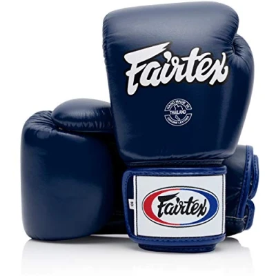 Afbeelding van Fairtex BGV1 Universal Bokshandschoenen &quot;Tight Fit&quot; Design Blauw 12 oz