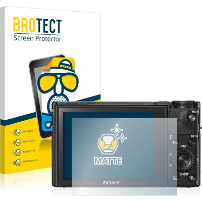 Afbeelding van BROTECT Screenprotector voor Sony Cyber Shot DSC RX100 V Folie Beschermfolie matte (2 Stuks)