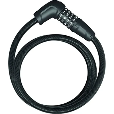 Afbeelding van ABUS kabelslot Tresor 6412C Combinatieslot, individueel instelbaar Stalen kabel met kunststof coating veiligheidsniveau 4 120 cm