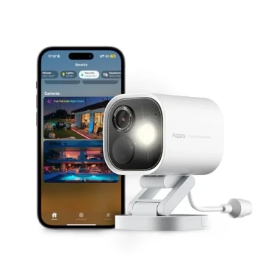 Afbeelding van Aqara 4MP Camerahub G5 Pro PoE, Echte Kleur Nachtzicht Beveiligcamera Buiten, HomeKit Beveiligvideo, Thread Grens Router, Lokale Detectie, Thread/Zigbee, Steunt Alexa, Google, Smartthings (Wit)