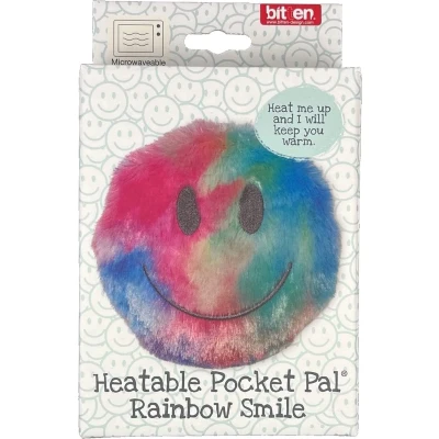 Afbeelding van Regenboog Smiley Warmtekussen Klein van Bitten