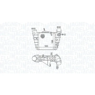 Afbeelding van Magneti Marelli Interkoeler 351319204750