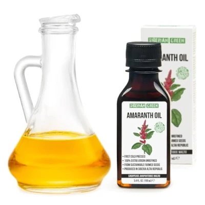 Afbeelding van Siberische amarantolie 100% Natuurlijke Koudgeperste Olie 100 ml / 3.4 fl oz Ongeraffineerd, rauw, vegan