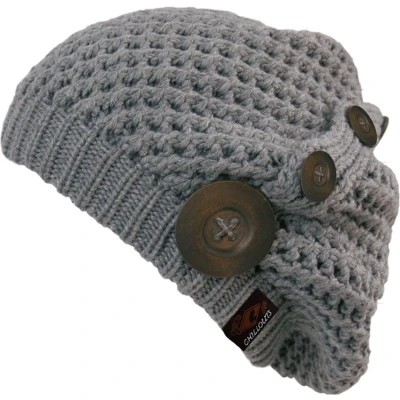Afbeelding van Chillouts beanie muts Nelly met knopen grey in one size