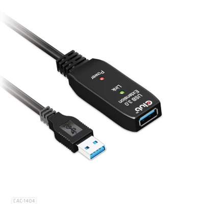 Afbeelding van CLUB3D CAC 1404 USB kabel 5 m 3.2 Gen 1 (3.1 1) A Zwart