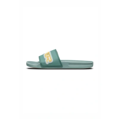 Afbeelding van Quiksilver RIVI Wordmark Badslippers, Heren, Maat: 43, Green Kunststof