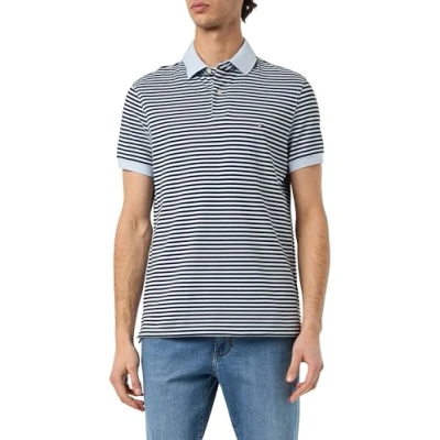 Afbeelding van Tommy Hilfiger Regular Poloshirt Breezy blue desert sky, Heren, Maat: Medium, sky
