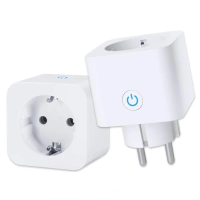 Afbeelding van ANTELA Smart Plug Slimme Stopcontact Wifi (type F)16 A 3680W met Energiemeter,Timer Functie, Compatibel Amazon Alexa/Google Assistent, 2.4 GHz WIFI,Geen Bridge Nodig, 2 Stuks