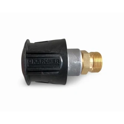 Afbeelding van Slangadapter snelkoppeling Kärcher Quick Connect op M22 buitendraad (ingang: optioneel x 1,5 mm binnen of buitendraad; uitgang: Connect)