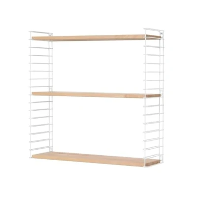 Afbeelding van Tomado Wandrek 70x21x68cm Wit, hout