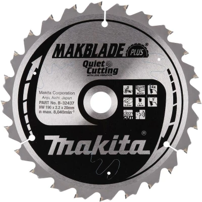 Afbeelding van Makita Zaagblad Q C 190X20x2,2 24T 5G B 32437