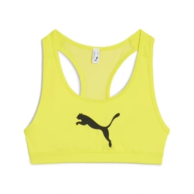 Afbeelding van Puma BRA Sportbh met medium support, Dames, Maat: XXL, Lemon sherbert