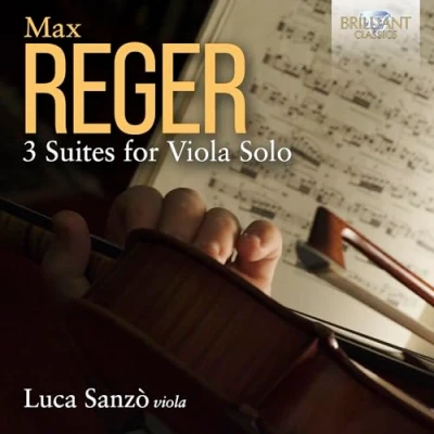 Afbeelding van Luca Sanzò Reger: 3 Suites For Viola Solo (CD)