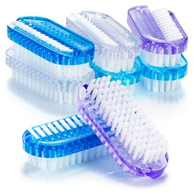 Afbeelding van COM FOUR® 8x handwasborstel in felle kleuren nagelborstel voor hand en nagelreiniging (08 stuks kleurrijk)