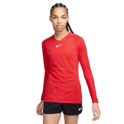 Afbeelding van Nike Performance Drifit PARK Trainings Longsleeve, Dames, Maat: XL, University red/white