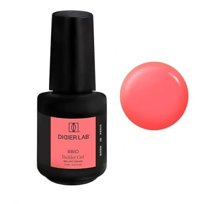 Afbeelding van DIDIER LAB BBIO Builder gel in a Bottle Brillant Orange Schone formule vrij van HEMA en TPO Zelfnivellerende opbouwgel voor gelnagels LED UV ter versterking nagels 15ml