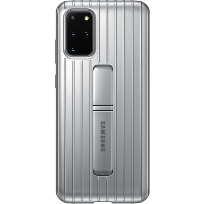 Afbeelding van Samsung Galaxy S20 Plus Hoesje Kunststof Hardcase/Backcover Zilver Telefoonhoesje Shockproof/Valbescherming