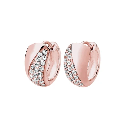 Afbeelding van Elli Statement Hoops Oorbellen Rose goldcoloured, Dames, Maat: One Size, gold coloured