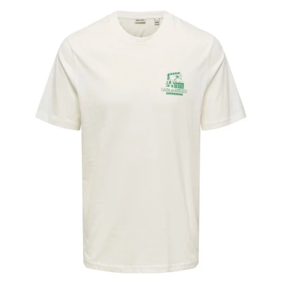 Afbeelding van ONLY &amp; SONS ONSMANUEL CASA LIFE REG SS DESERT CS Heren T shirts