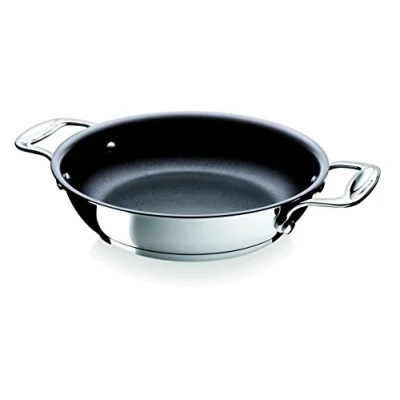 Afbeelding van Beka Chef RVS antiaanbakpan met zijhandgrepen 16 cm