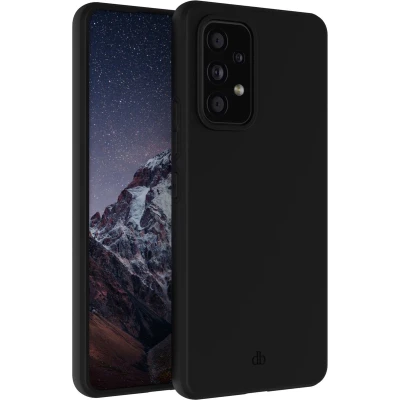 Afbeelding van Samsung Galaxy A53 Hoesje Gerecycled Siliconen en TPU (zacht) dbramante1928 Softcase/Backcover Zwart Telefoonhoesje