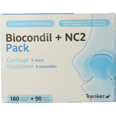 Afbeelding van Trenker Biocondil 180 Tabs + Nc2 90 Caps Pack 1set