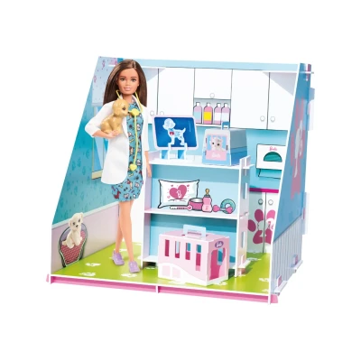 Afbeelding van Barbie Creative maker kitz pop up boetiek / café dierenarts (Dierenartsen)