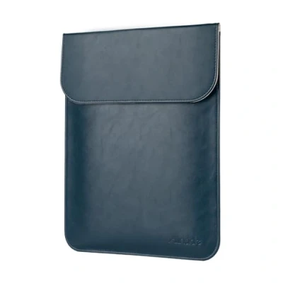 Afbeelding van Allinside 11 12&quot; laptophoes voor MacBook Air / 12, synthetisch leer, blauw