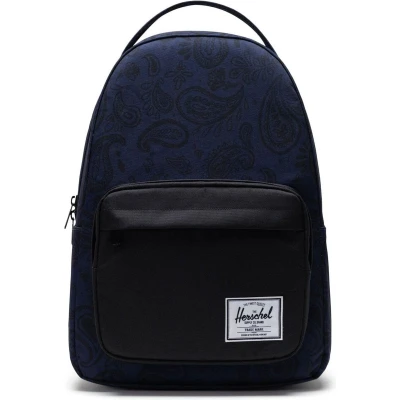Afbeelding van Herschel Vrije tijd Rugzak met laptopvak Miller Backpack 32L Paisley Peacoat / Black Blauw Veelkleurig