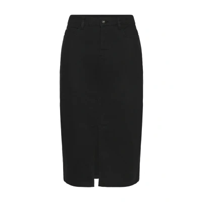 Afbeelding van Kaffe Zelina Kokerrok, Dames, Maat: 40, Black deep