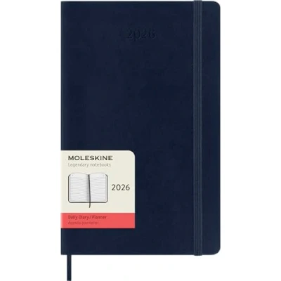 Afbeelding van Moleskine 12 Maanden Agenda 2026 Dagelijks Large Zachte Kaft Saffier Blauw