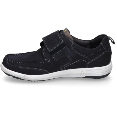 Afbeelding van Josef Seibel HEREN Klittenbandschoenen Enrico 24, Mannen Lage schoenen,Schoenbreedte G (Normaal),verwisselbaar voetbed,Blauw (indigo kombi),42 EU / 8 UK