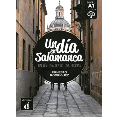 Afbeelding van Un día en Salamanca. Buch + Audio online: Spanische Lektüre für das 1. und 2. Lernjahr mit Download