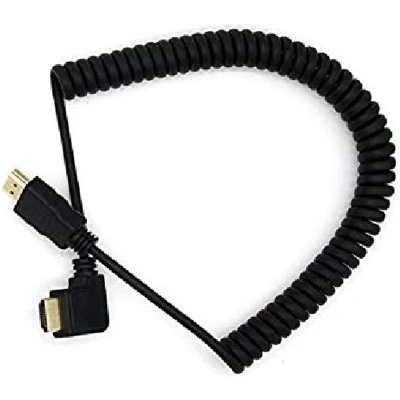 Afbeelding van HDMI spiraalkabel 90 haaks naar rechts versie 1.4 (4K 30Hz) 2 meter